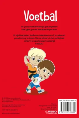 Voetbal sticker- en activiteitenboek | 9789036638609 Voetbal sticker- en activiteitenboek | 9789036638609