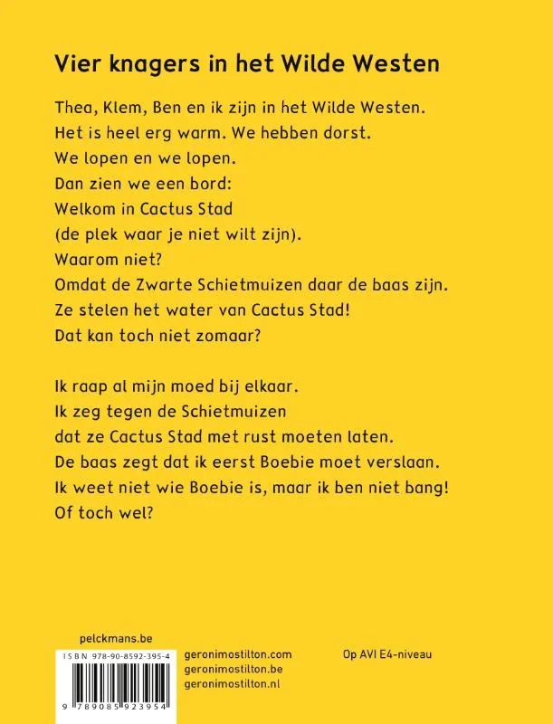 Vier knagers in het Wilde Westen | 9789085923954 Vier knagers in het Wilde Westen - Afbeelding 2