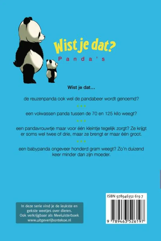 Panda's | 9789463526197 Panda's - Afbeelding 2
