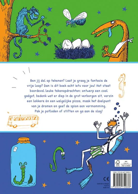 Creatief tekenen voor jongens | 9789044759686 Creatief tekenen voor jongens - Afbeelding 2