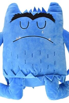 Knuffel kleurenmonster blauw (verdrietig)