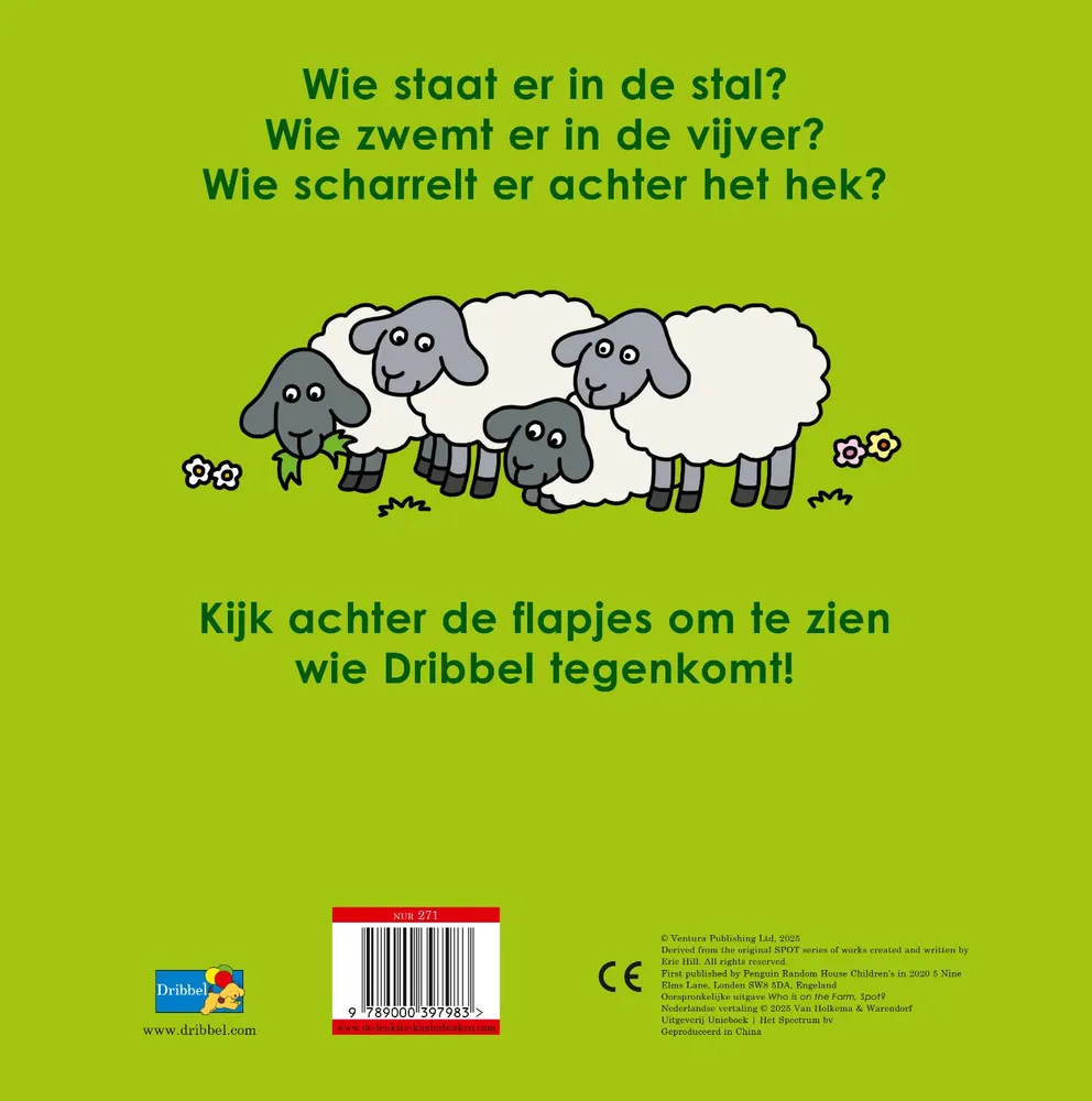 Dribbel op de boerderij | 9789000397983 Dribbel op de boerderij - Afbeelding 2