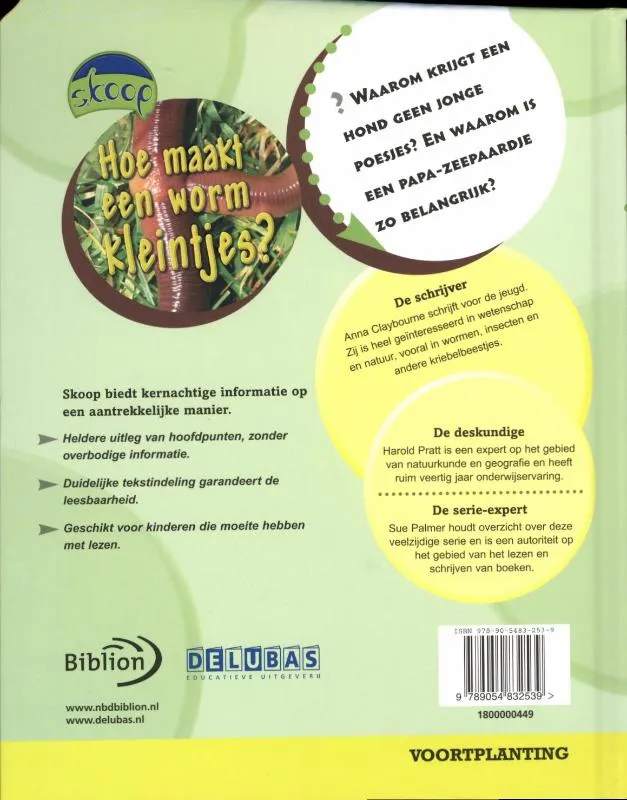 Hoe maakt een worm kleintjes? | 9789054832539 Hoe maakt een worm kleintjes? - Afbeelding 2