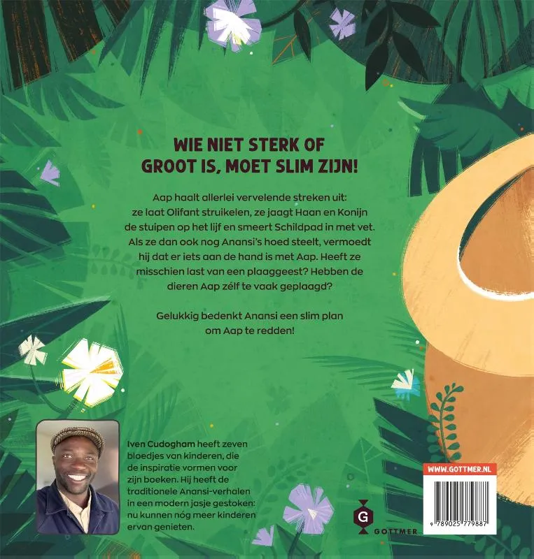 Anansi de spin laat Aap weer lachen | 9789025779887 Anansi de spin laat Aap weer lachen - Afbeelding 2