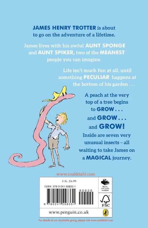 James and the Giant Peach | 9780241558331 James and the Giant Peach - Afbeelding 2