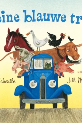 Kleine blauwe truck