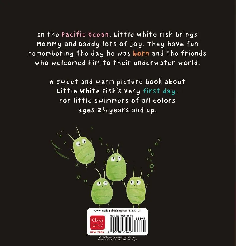 Little White Fish Is Born | 9798890631466 Little White Fish Is Born - Afbeelding 2