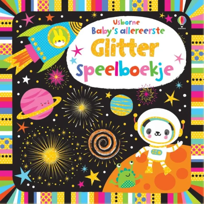 Baby's allereerste glitter speelboekje