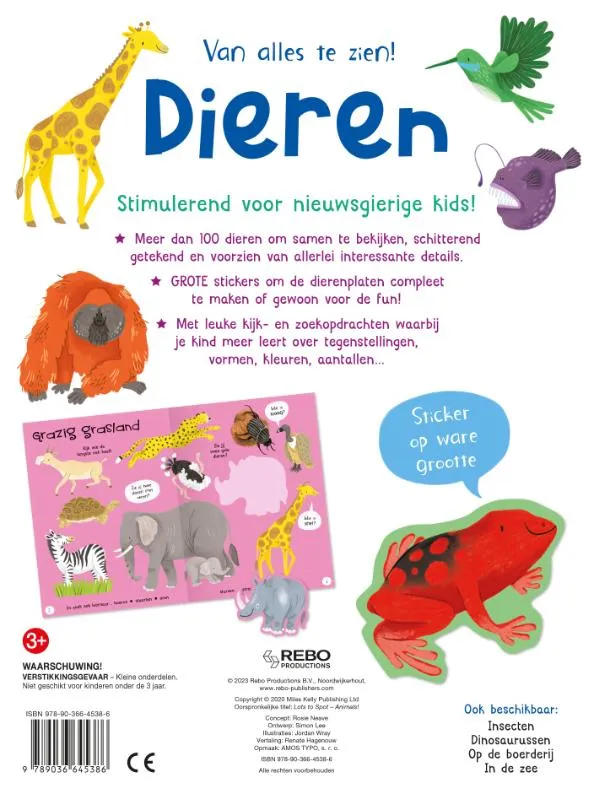 Van alles te zien! Dieren | 9789036645386 Van alles te zien! Dieren - Afbeelding 2