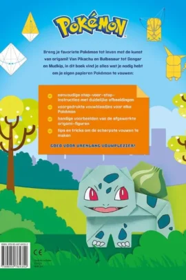 Alternative view of Pokémon origami