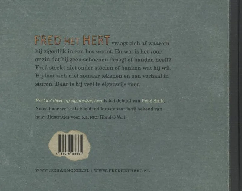 Fred het (heel erg eigenwijze) hert | 9789076168661 Fred het (heel erg eigenwijze) hert - Afbeelding 2