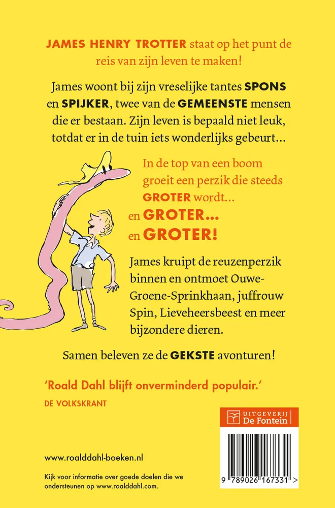 De reuzenperzik | 9789026171253 De reuzenperzik - Afbeelding 2