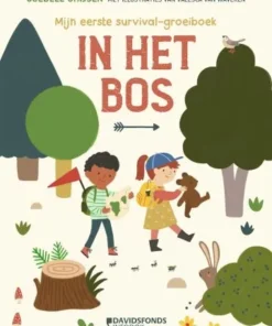 in het bos