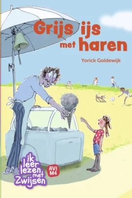 Grijs ijs met haren