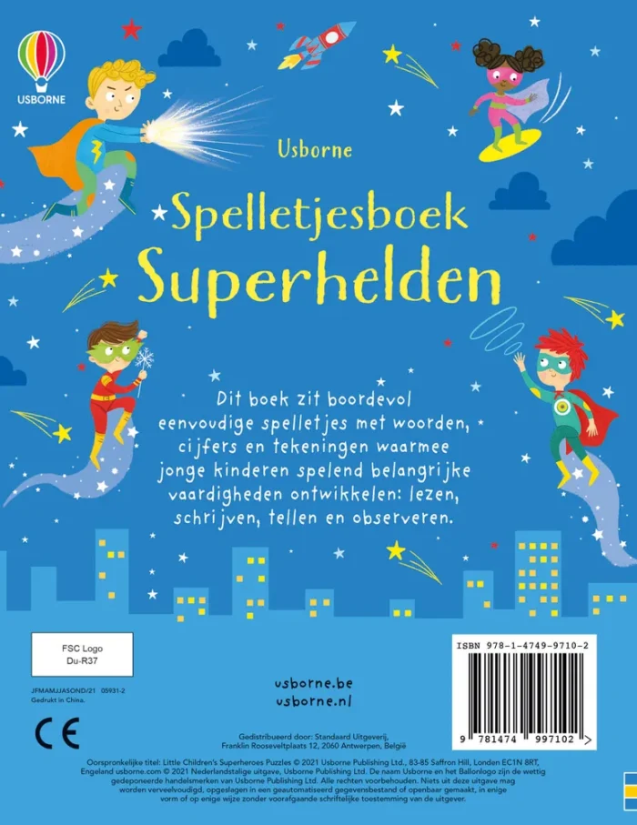 Spelletjesboek Superhelden - Afbeelding 2