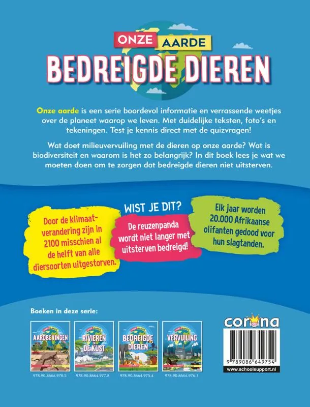 Bedreigde dieren | 9789086649754 Bedreigde dieren - Afbeelding 2