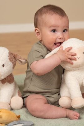 Little Dutch - Little Farm Knuffel schaap - 25cm | 8713291888340 Little Dutch - Little Farm Knuffel schaap - 25cm | 8713291888340