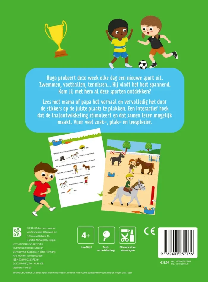 Sport je mee? Verhalenplakboek - Afbeelding 2