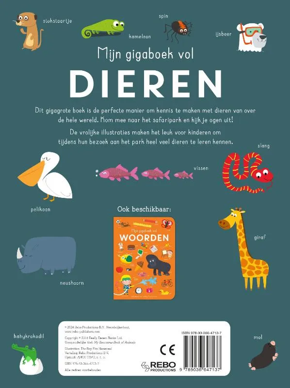 Mijn gigaboek vol dieren | 9789036647137 Mijn gigaboek vol dieren - Afbeelding 2