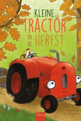 Kleine Tractor in de herfst