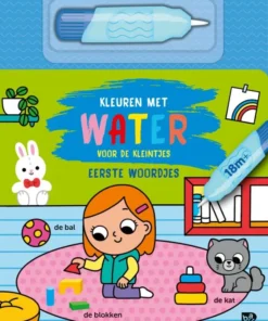 Kleuren met water voor de kleintjes