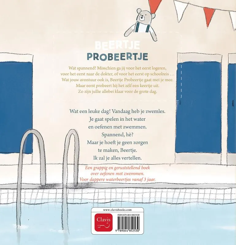 Beertje Probeertje gaat zwemmen | 9789044852530 Beertje Probeertje gaat zwemmen - Afbeelding 2
