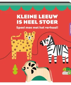Kleine leeuw is heel stoer