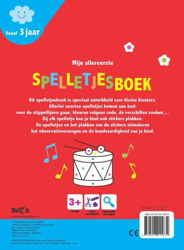 Mijn allereerste spelletjesboek 2+ | 9789403215839 Mijn allereerste spelletjesboek 2+ - Afbeelding 2