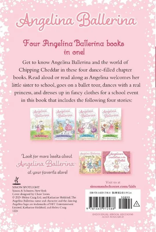 Angelina Ballerina 4 Ballet-Filled Chapter Books in 1! | 9781665972468 Angelina Ballerina 4 Ballet-Filled Chapter Books in 1! - Afbeelding 2