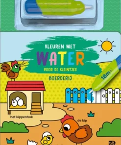 Kleuren met water voor de kleintjes