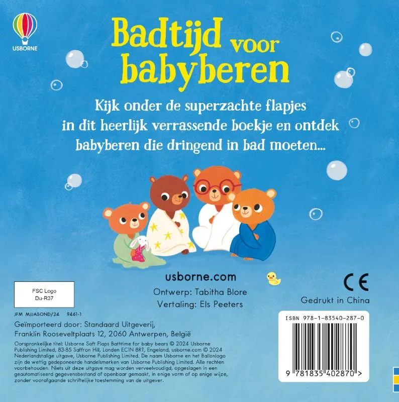 Badtijd voor babyberen | 9781835402870 Badtijd voor babyberen - Afbeelding 2