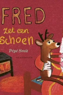 Fred zet een schoen