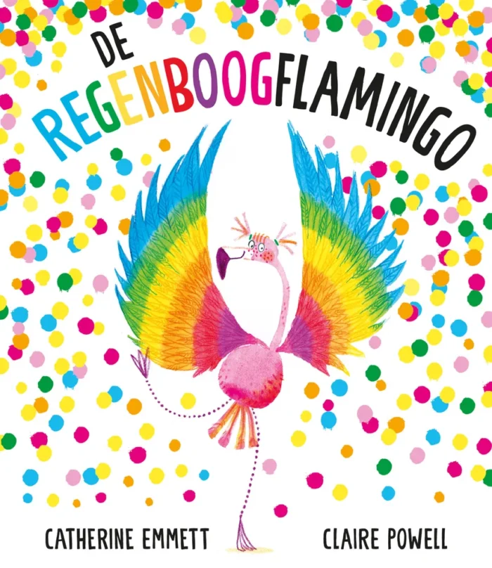 De regenboogflamingo