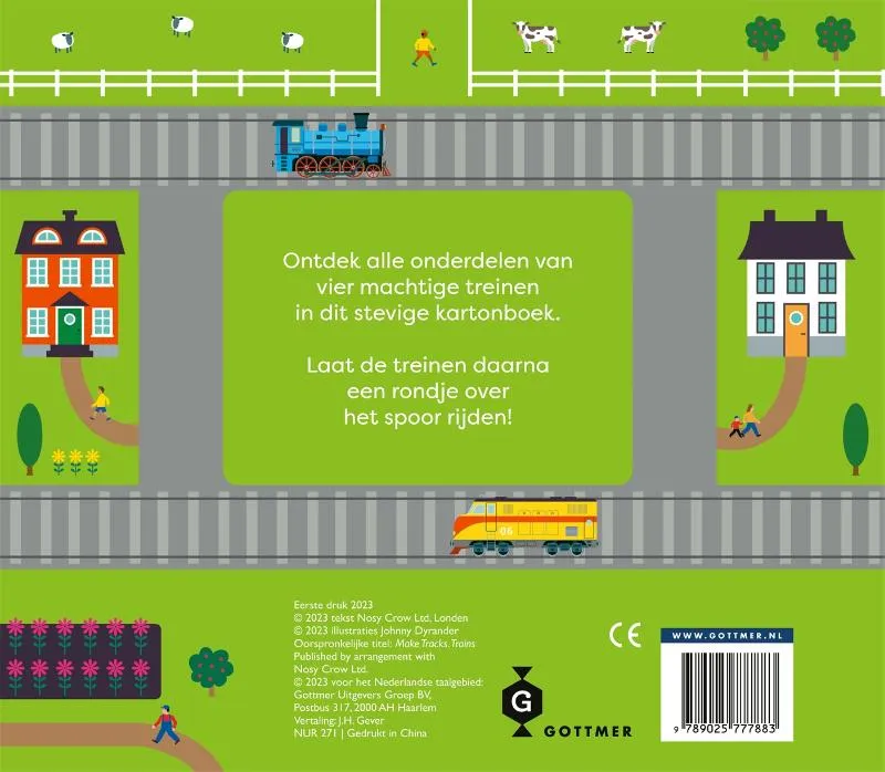 Een rondje met de trein | 9789025777883 Een rondje met de trein - Afbeelding 2