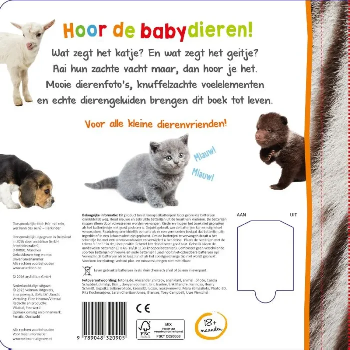 Welk dier hoor ik hier? – Babydieren - Afbeelding 2