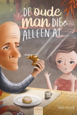 De oude man die alleen at