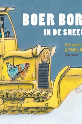 Boer Boris in de sneeuw