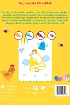 Mijn eerste kleurblok Pasen | 9789403231273 Mijn eerste kleurblok Pasen | 9789403231273