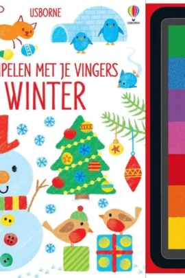 Stempelen met je vingers Winter