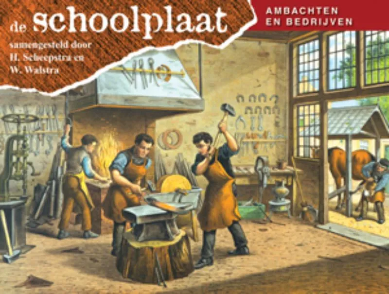 De Schoolplaat Ambachten en Bedrijven | 9789075531848 De Schoolplaat Ambachten en Bedrijven