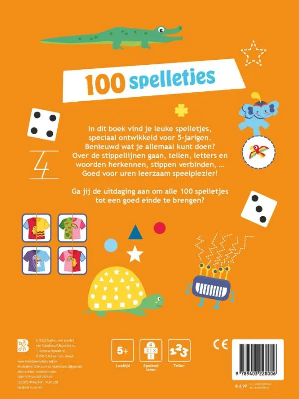 100 spelletjes voor 6-jarigen | 9789403228006 100 spelletjes voor 6-jarigen - Afbeelding 2