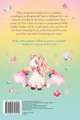 Alternative view of Unicorn vriendenboek