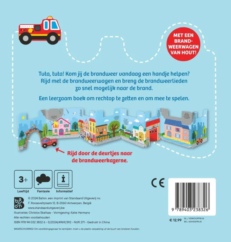 De brandweerwagen | 9789403238326 De brandweerwagen - Afbeelding 2