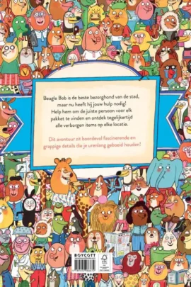 Alternative view of Beagle Bob bezorgt