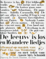 De leeuw is los en 16 andere liedjes | 9789060200575 De leeuw is los en 16 andere liedjes | 9789060200575