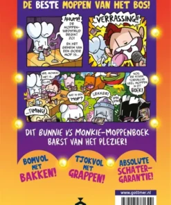 Alternative view of Bunnie vs Monkie en het geniale grappengevecht