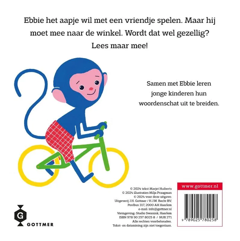 Ebbie doet boodschappen | 9789025780258 Ebbie doet boodschappen - Afbeelding 2