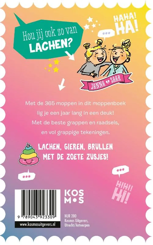 De Zoete Zusjes moppenboek | 9789043923309 De Zoete Zusjes moppenboek - Afbeelding 2