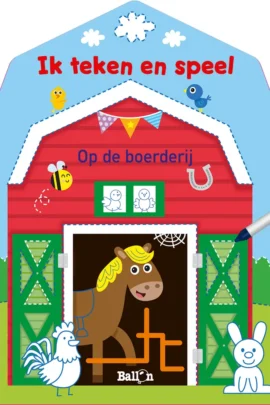 Ik teken en speel op de boerderij