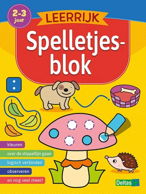 Leerrijk spelletjesblok 2-3 jaar | 9789044766981 Leerrijk spelletjesblok 2-3 jaar